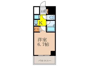 コスモプラザ新大阪の物件間取画像